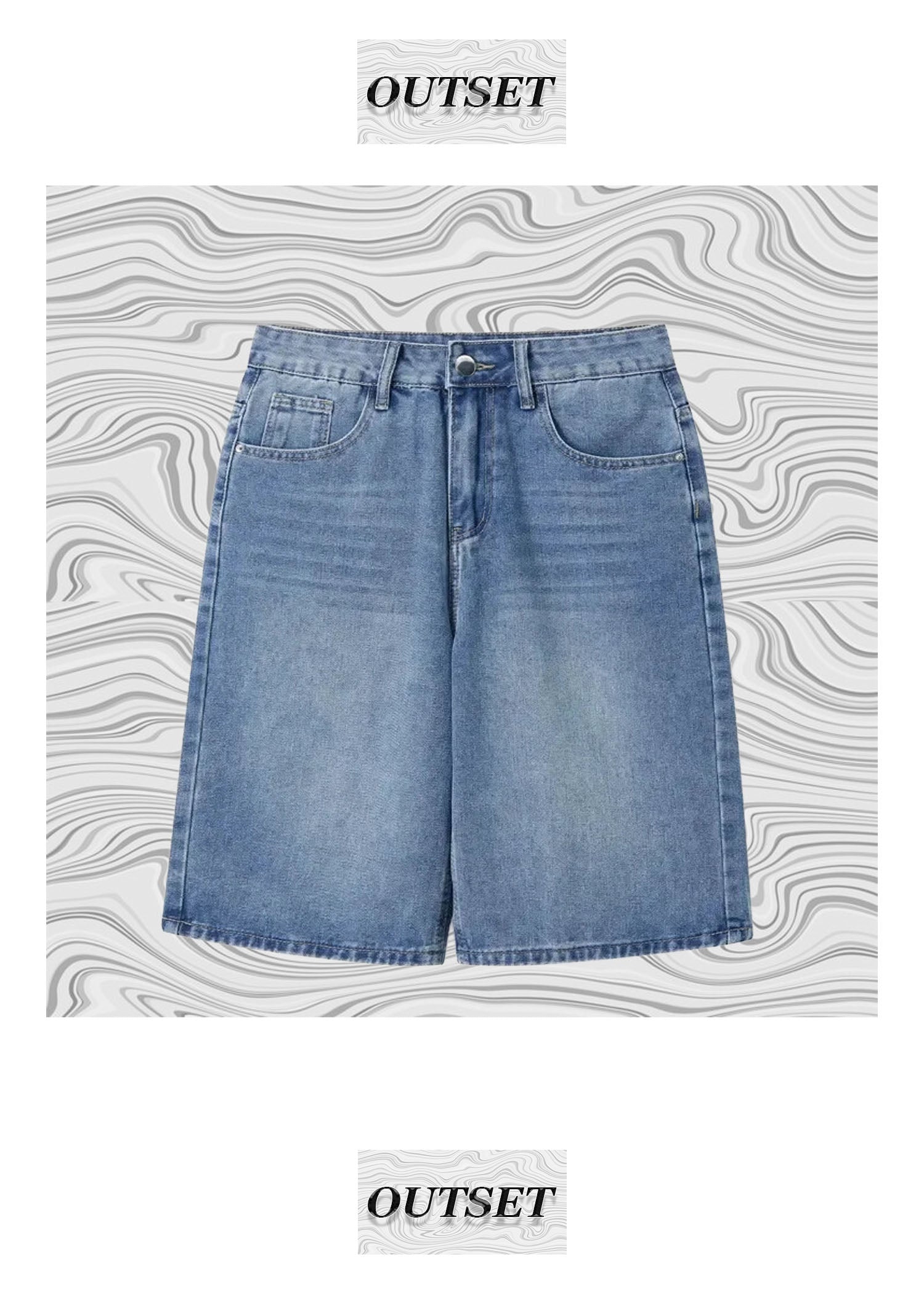 VINTAGE OUTSET BLUE JEAN SHORTS